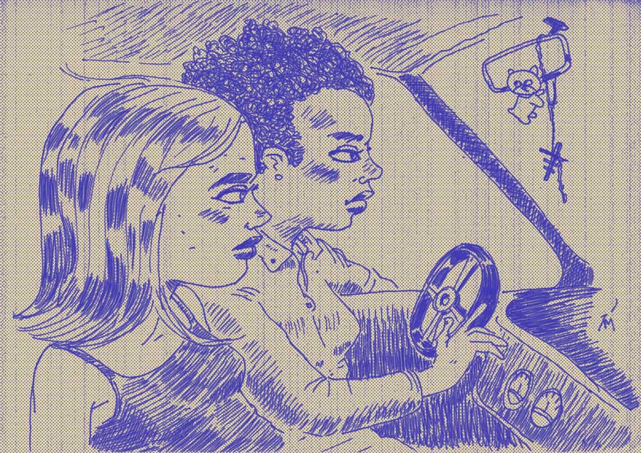 illustration titled: The Drive.