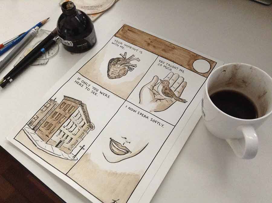 Inks and colours for: Supposed To