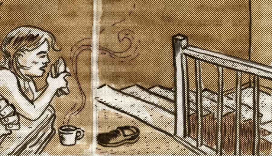 teaser image for comic book page, Speak Softly number 7