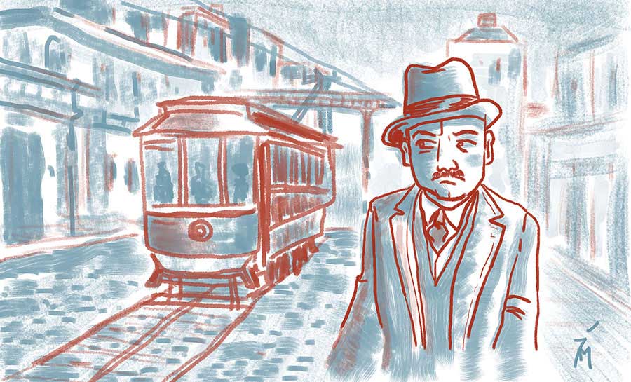 Illustration drawn with Manga Studio: Old Route