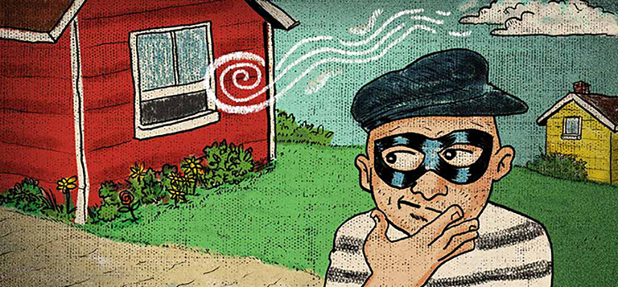 finished illustration of Robber's Eye