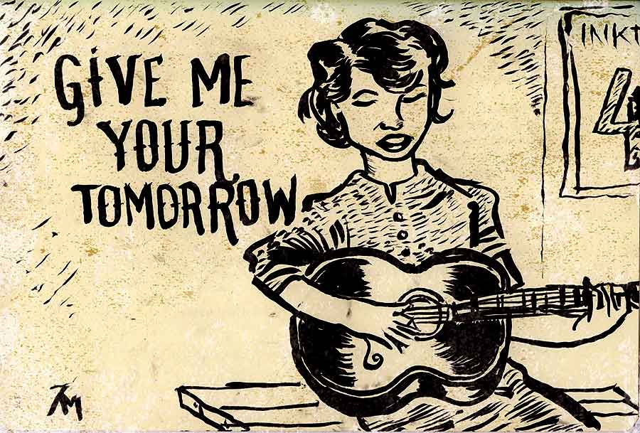 Illustration titled: Inktober 3 Never Meant