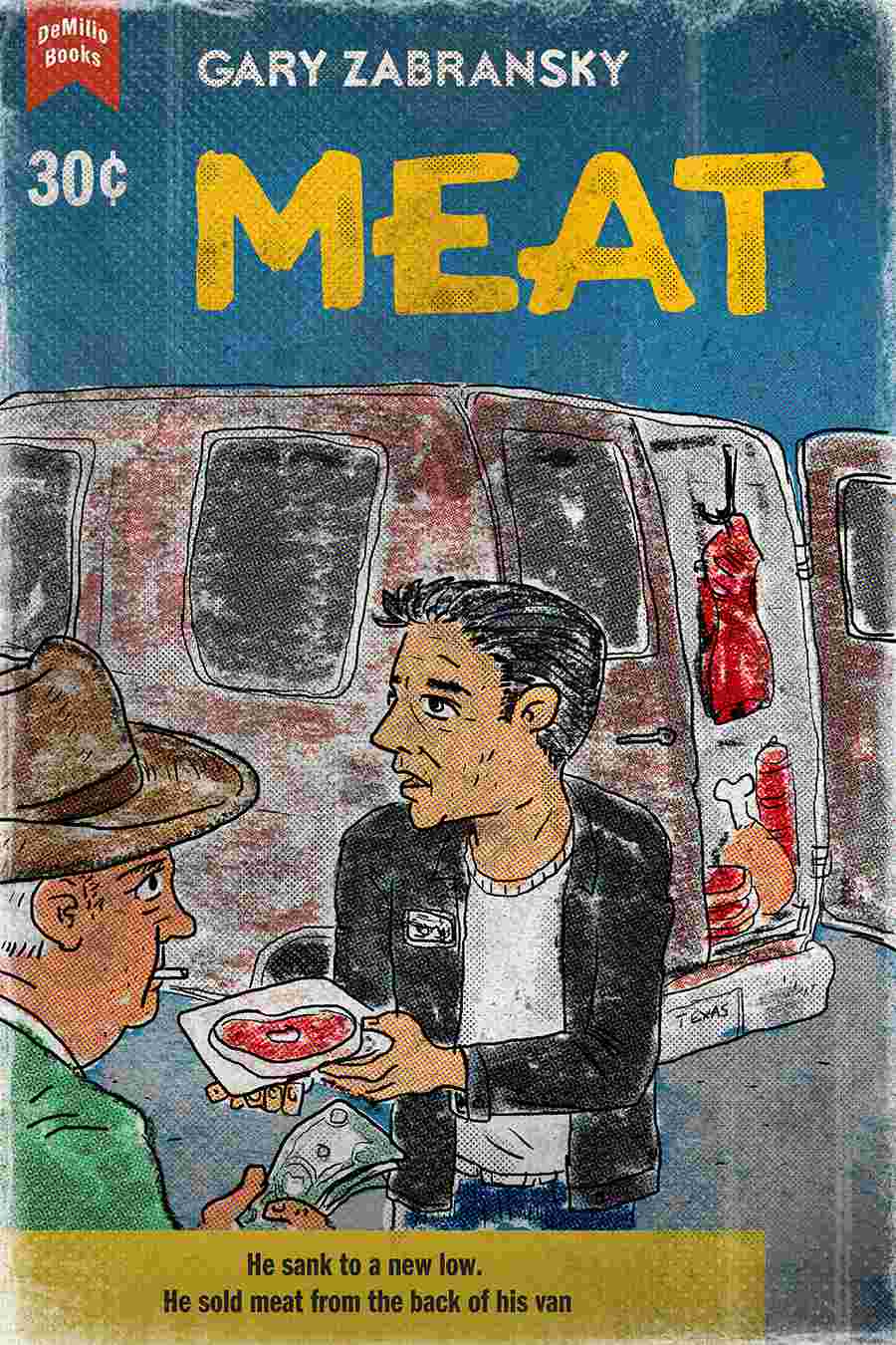 Digital artwork for a fake book cover