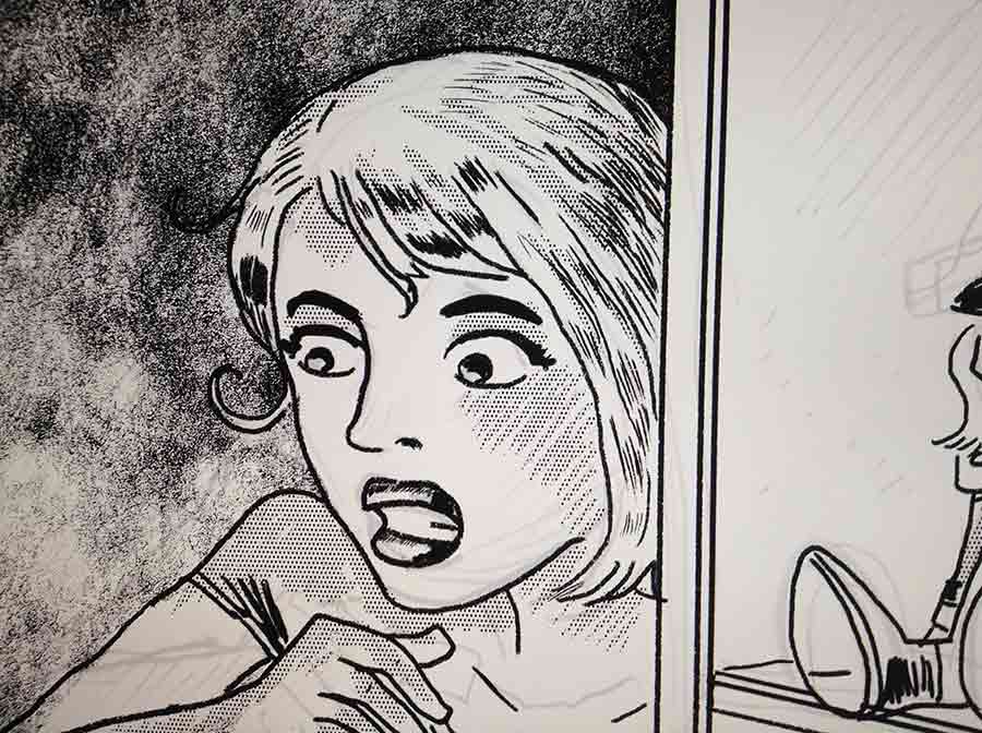 digital inks for an illustration