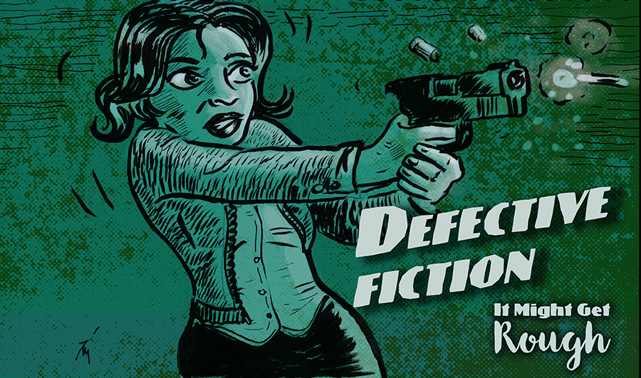 Illustration titled: It Might Get Rough