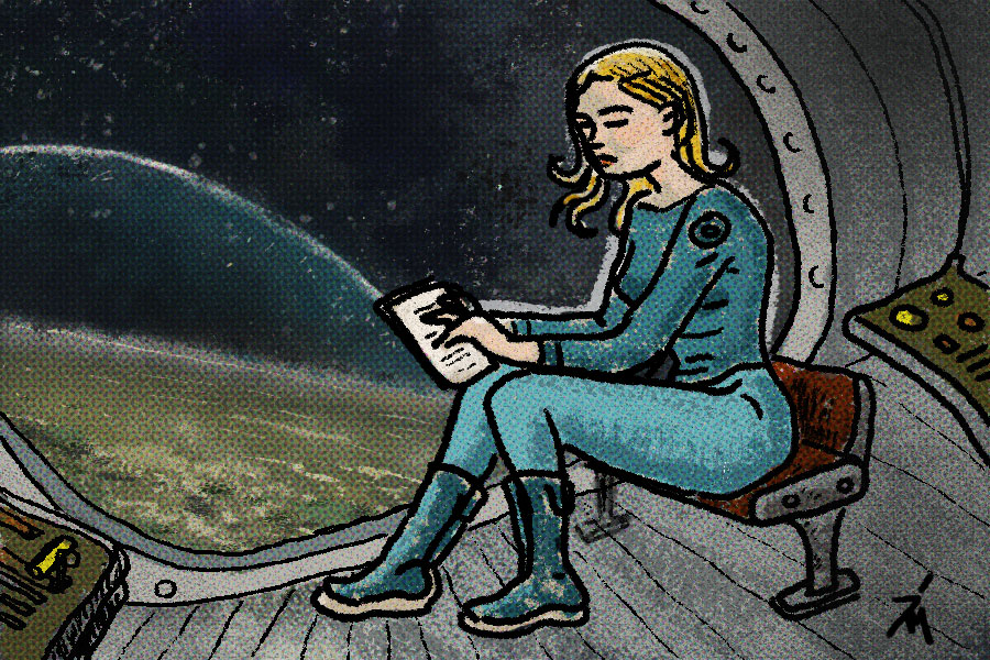 Illustration titled: Space Window