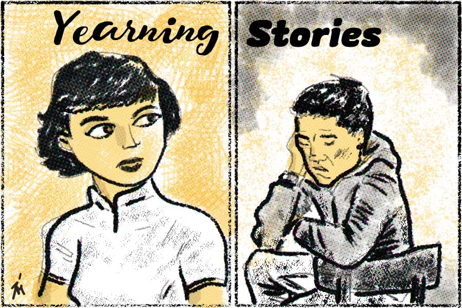 Illustration titled: Yearning Stories