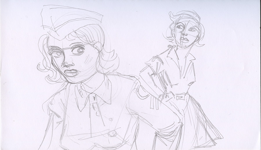 Pencils for the illustration: Young Victoria