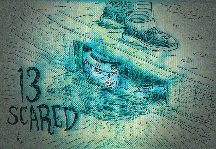 Illustration for Inktober 2016 number thirteen.