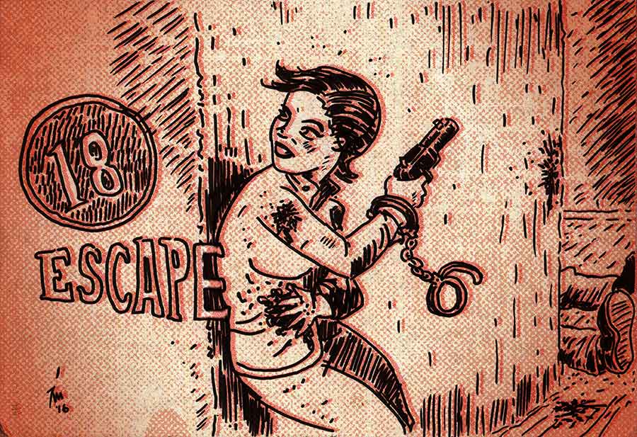 Illustration for Inktober 2016 number eighteen.