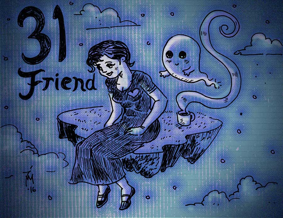 Illustration for Inktober 2016 number thirty one.