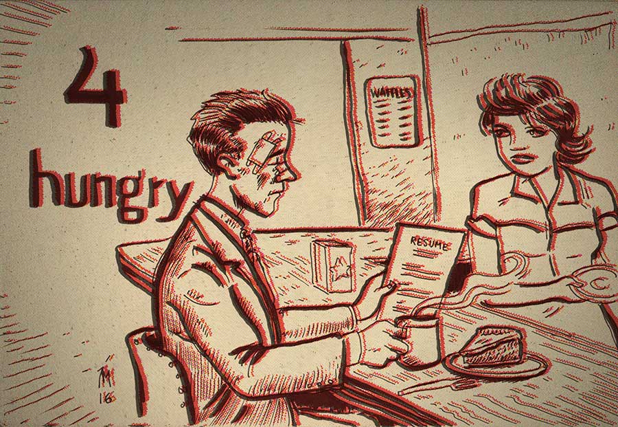 Illustration for Inktober 2016 number four.