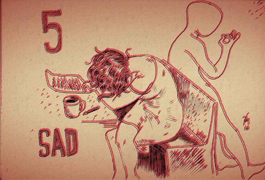 Illustration for Inktober 2016 number five.