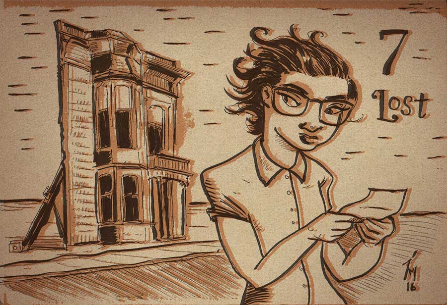 Illustration for Inktober 2016 number seven.