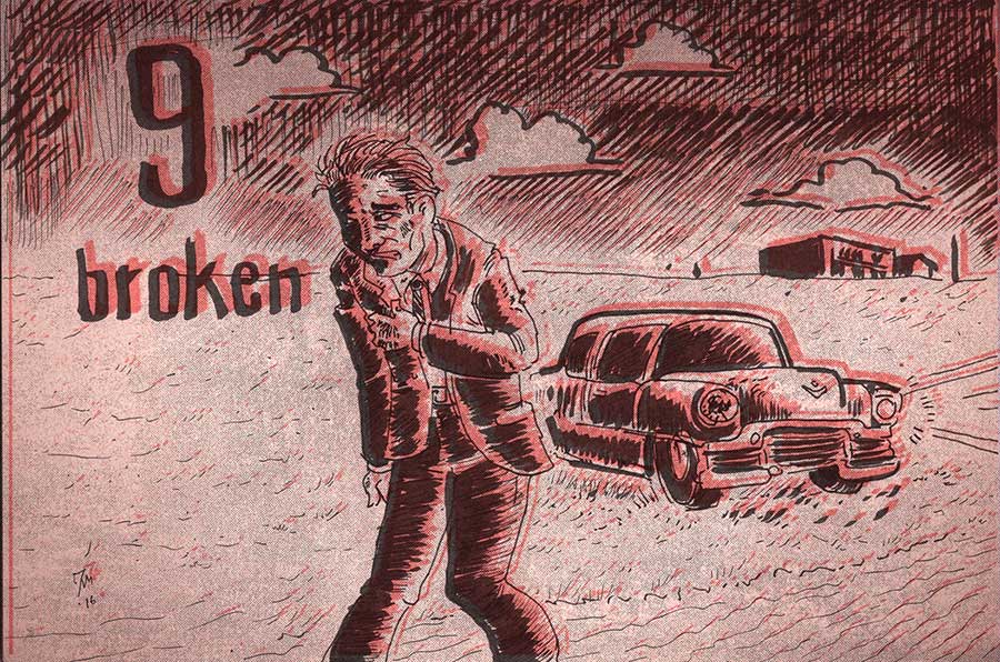 Illustration for Inktober 2016 number nine.