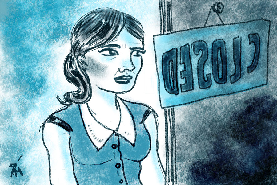 illustration titled: Closed