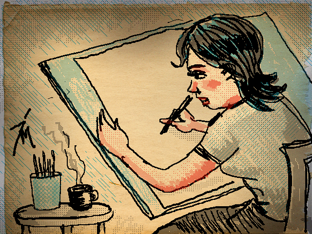 animated GIF titled: Inspired.