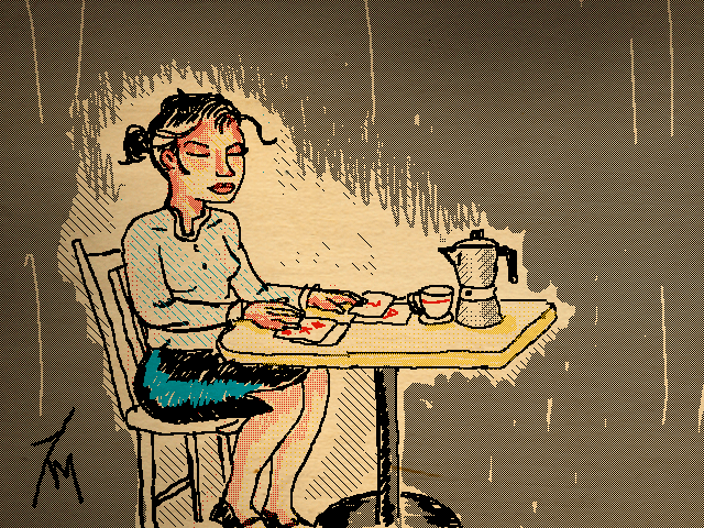 animated GIF titled: Seance.