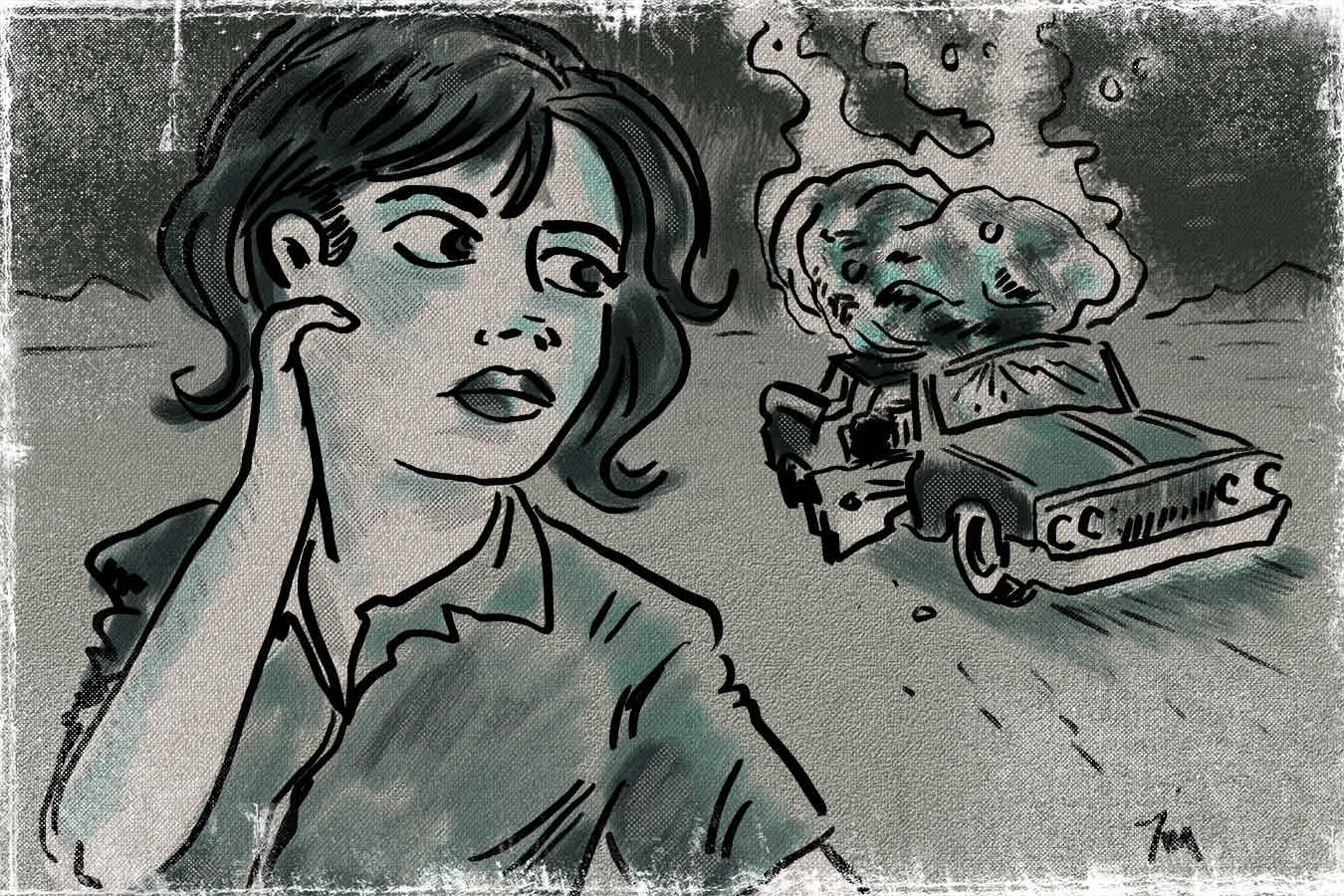 illustration titled Big Problem.