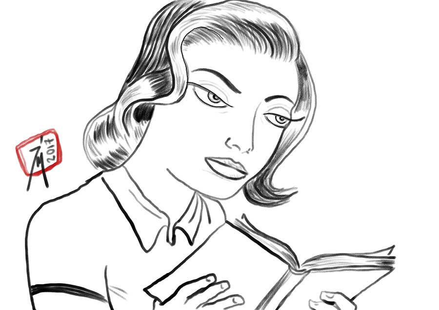 digital pencils for the illustration; The Anser is Inside