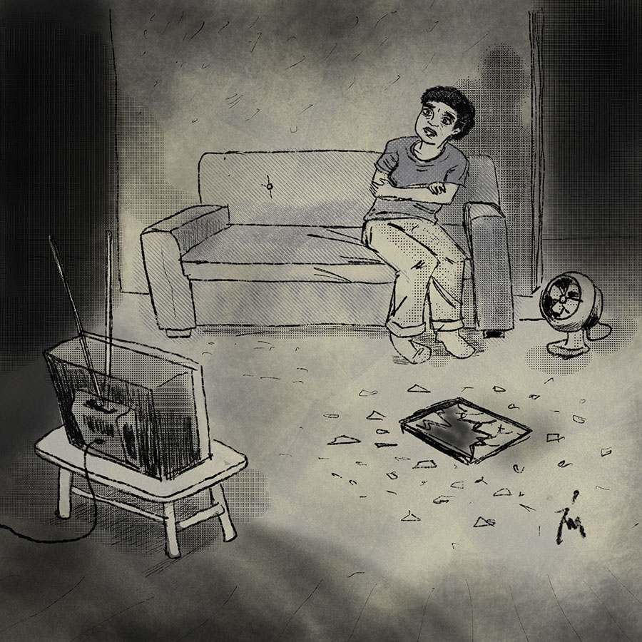 illustration titled: I Feel Nothing.