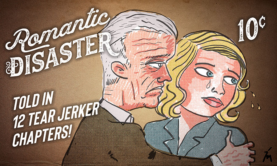 illustration titled: Romantic Disaster.