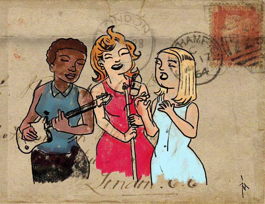 illustration titled: The Band.