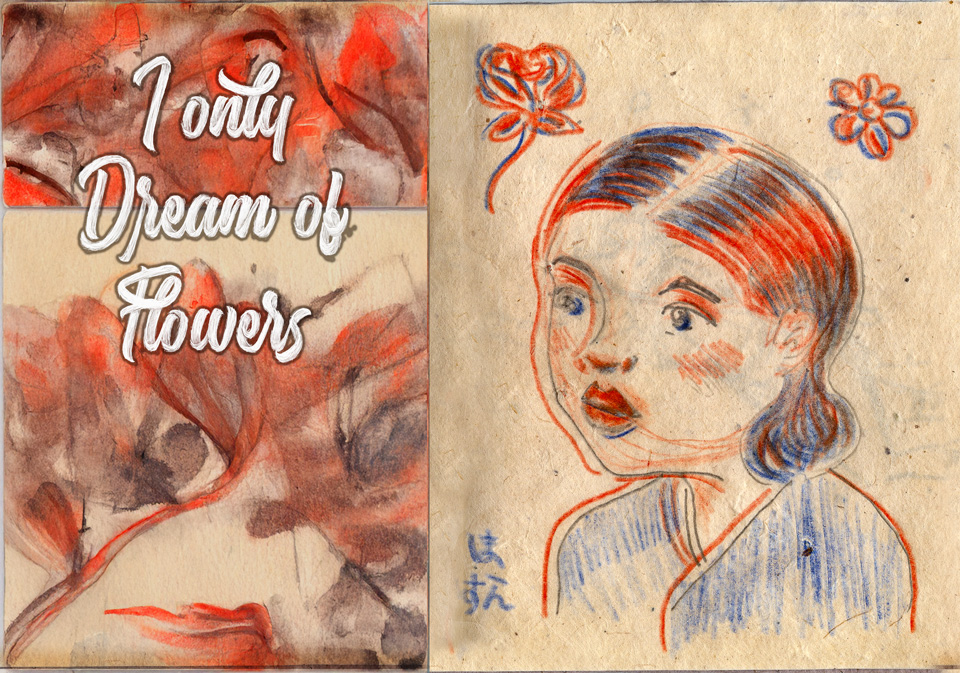 Image of a woman and flowers.